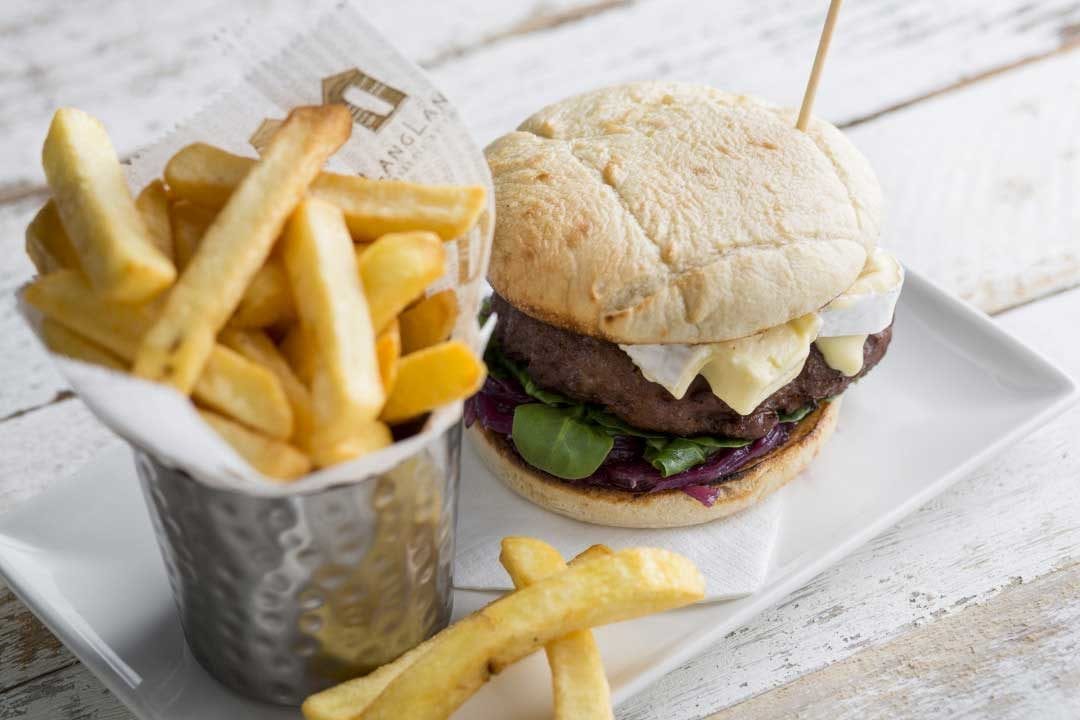Burger and Fries - Langlands Brasserie