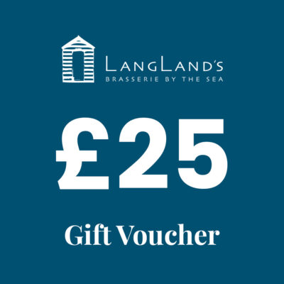 £25 Best restaurant Gift Voucher Langlands Brasserie Mumbles Swansea
